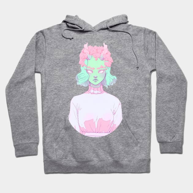 Blossom Demon Hoodie by DarkSideRunners